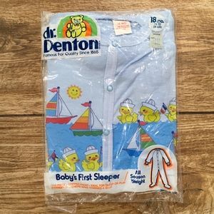 Vintage Dr. Denton Footie Pajamas